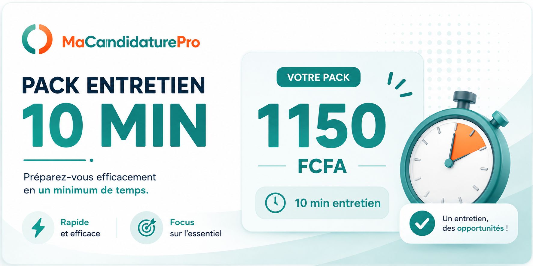 Pack entretien - 10 min