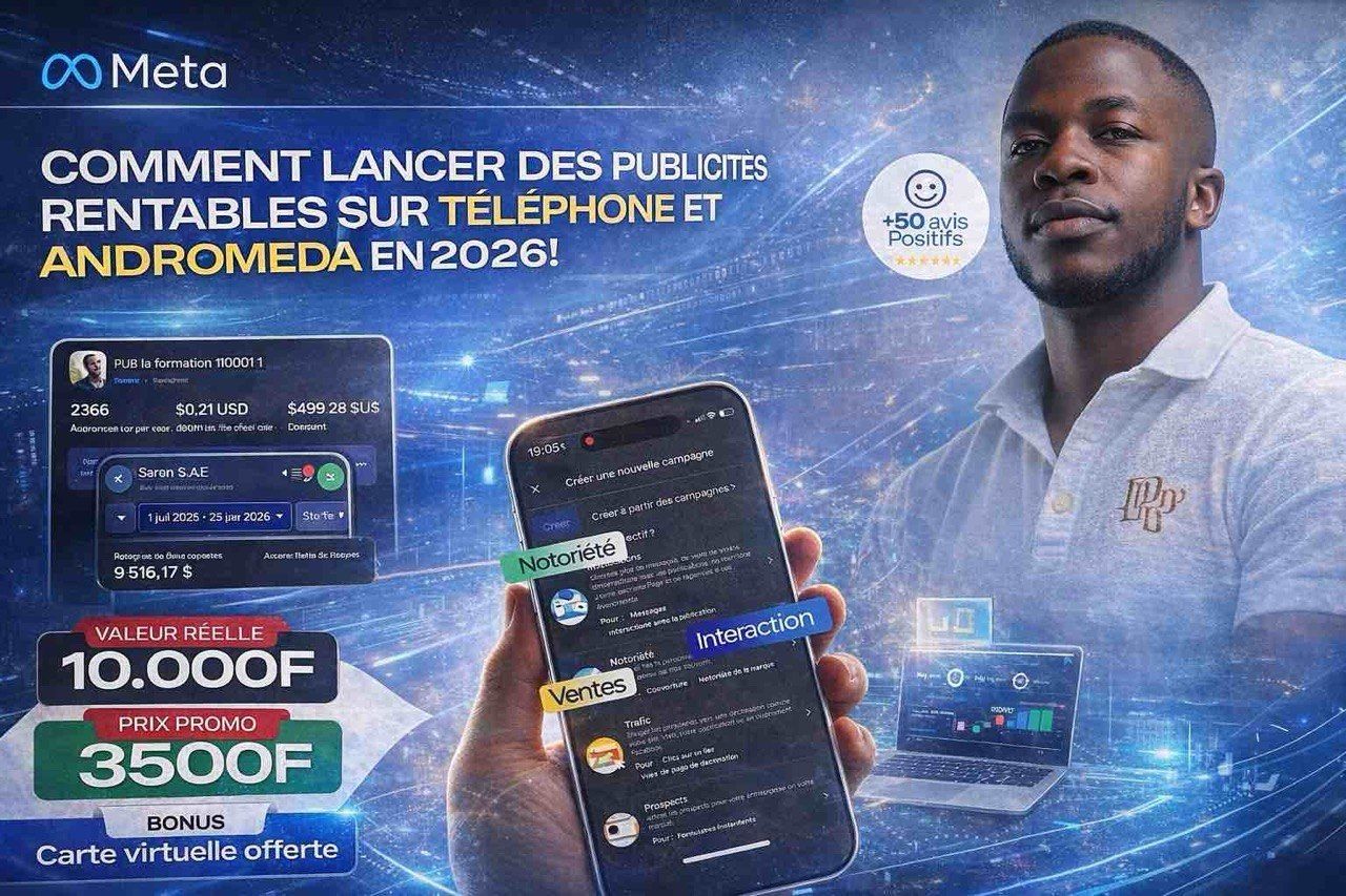 Maitriser la publicité Facebook même sur téléphone en 2026 avec ANDROMEDA
