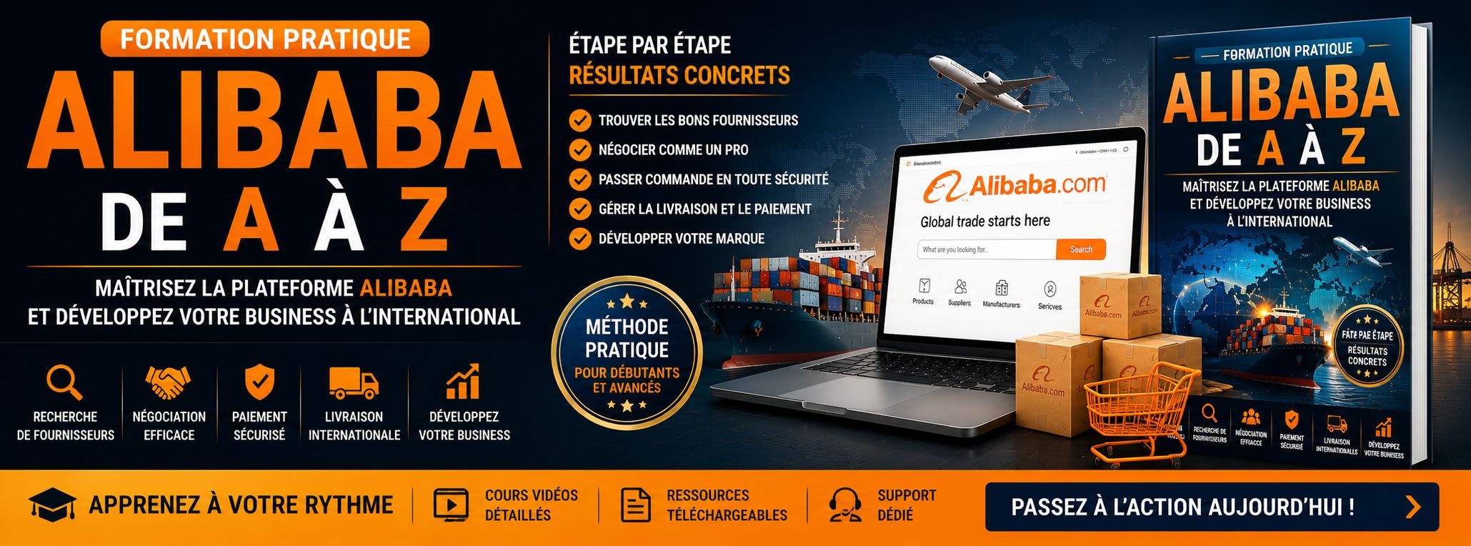 Maîtrisez Alibaba du Début à la Fin : Guide Expert pour Boostez vos Ventes