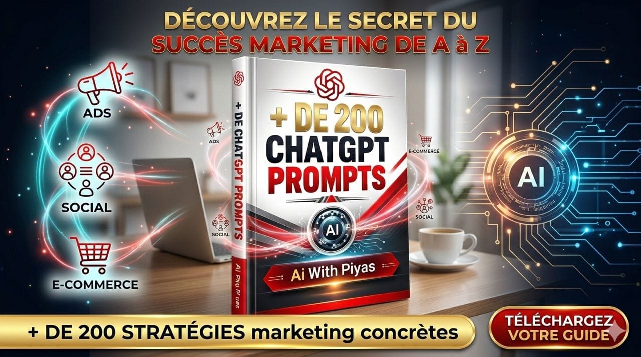 +200 Prompts IA pour le Marketing A-Z (ANGLAIS ET FRANCAIS)