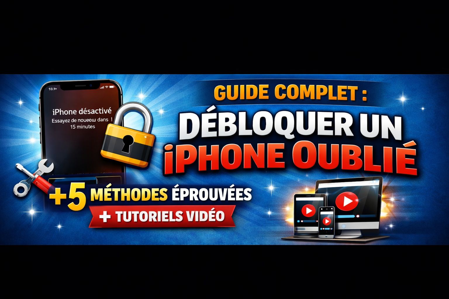 Guide Complet : Débloquer un iPhone Oublié - 5 Méthodes Éprouvées + Tutoriels Vidéo