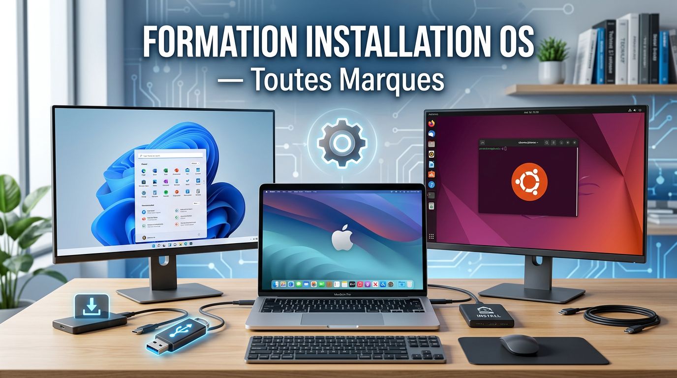 Maîtrisez l’installation de tout système d’exploitation : Windows, Linux, macOS et plus