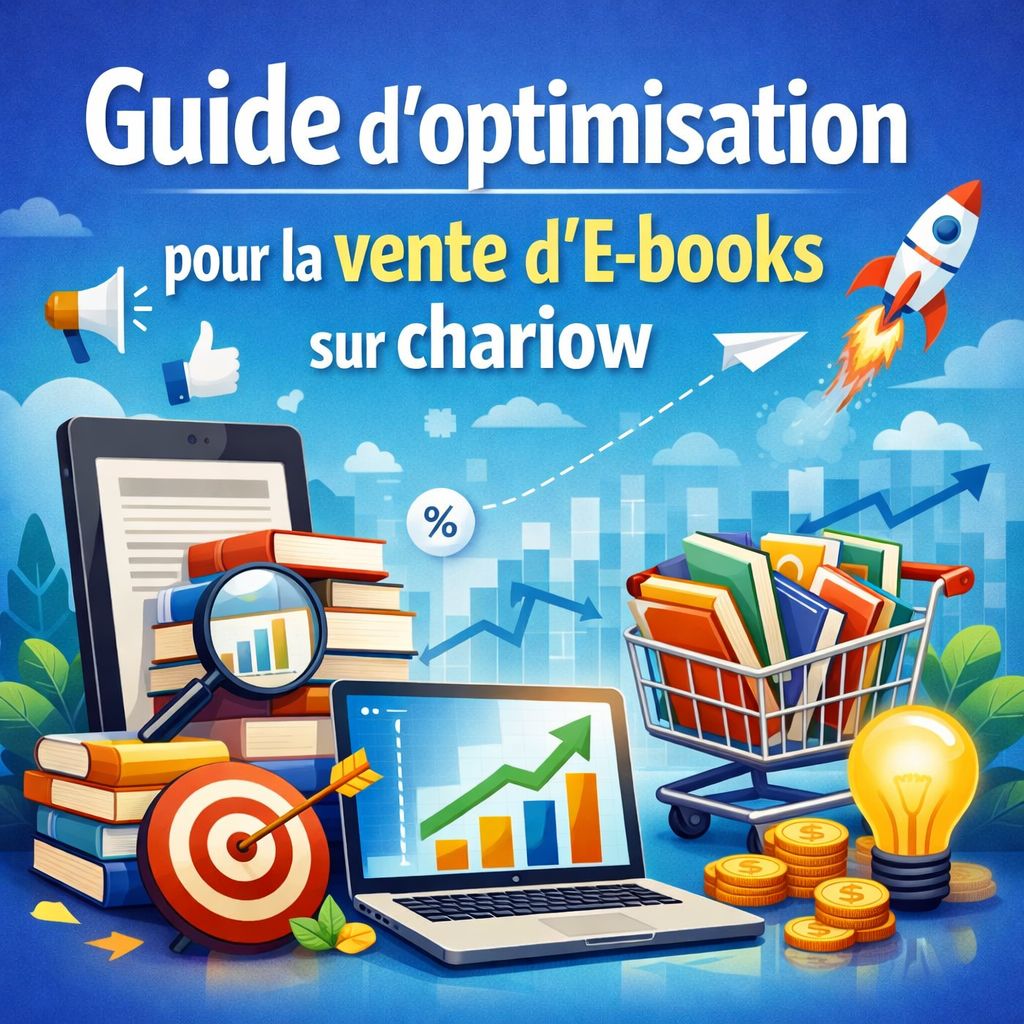 📘 Guide d’optimisation pour la vente d’E-books sur Chariow
