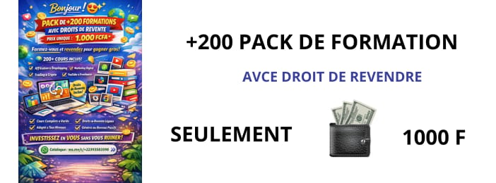 +200 PACK DE FORMATION