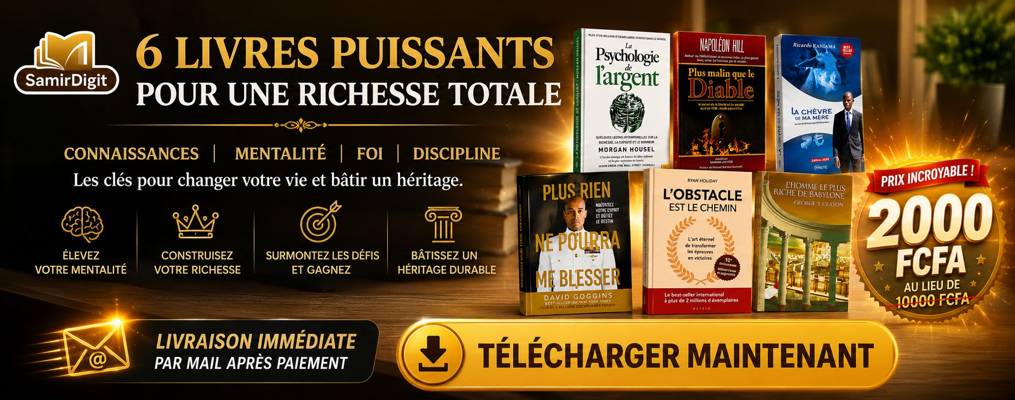 6 livres puissants pour une richesse totale