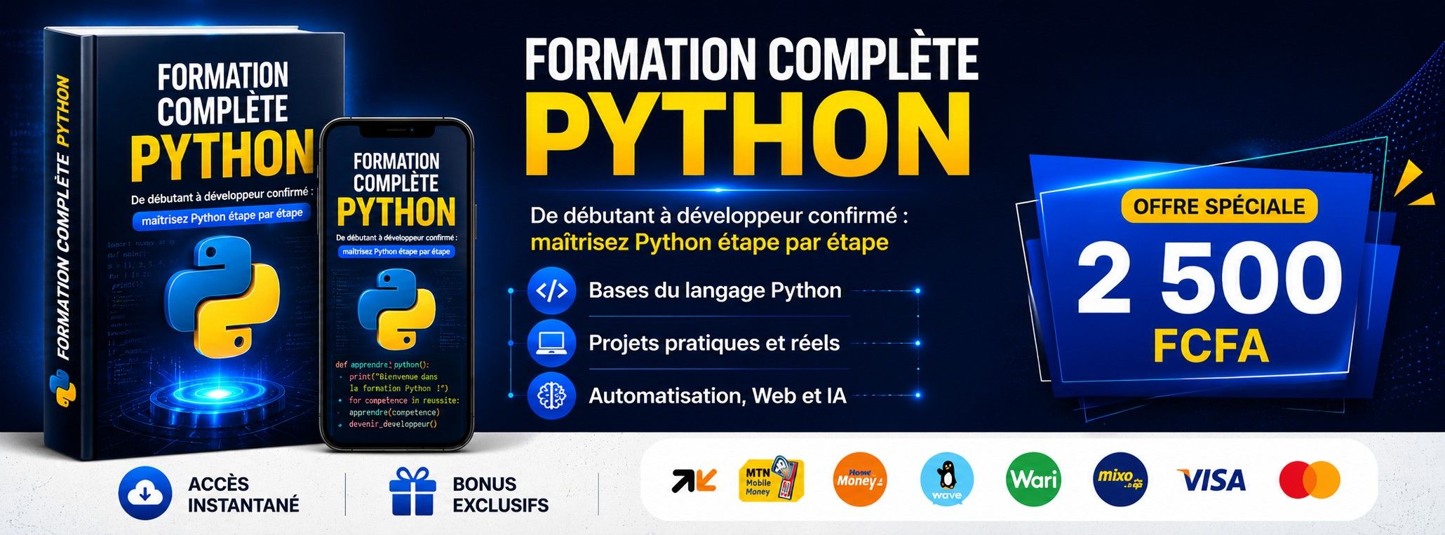 FORMATION EN LANGUAGE PYTHON