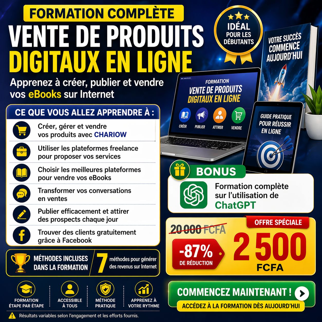FORMATION COMPLÈTE : METHODES POUR GÉNÉRER DES REVENUS EN LIGNE