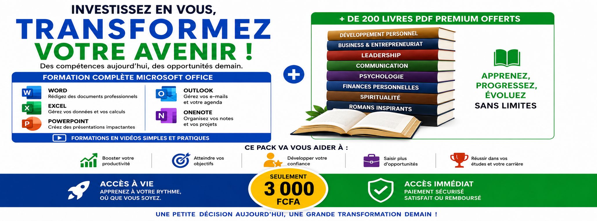 Livres PDF Incontournables+FORMATION INFORMATIQUES (VIDEOS)