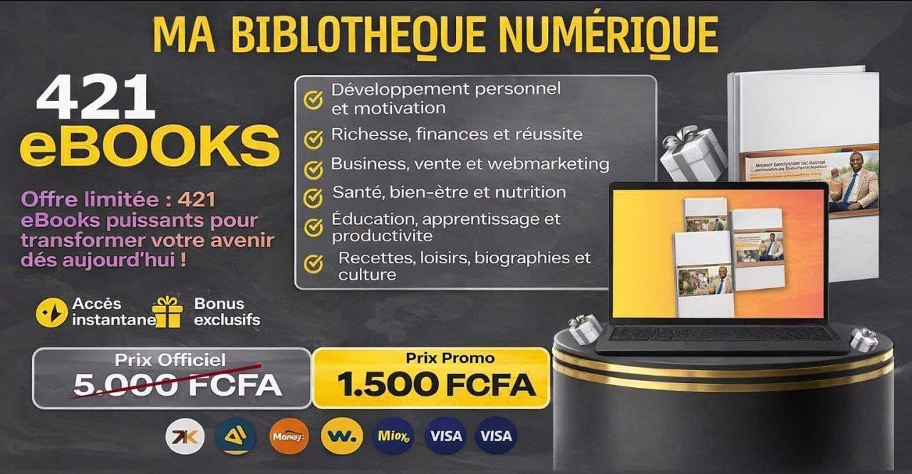 📚 Pack Ultime : 421 Ebooks pour Transformer Votre Vie