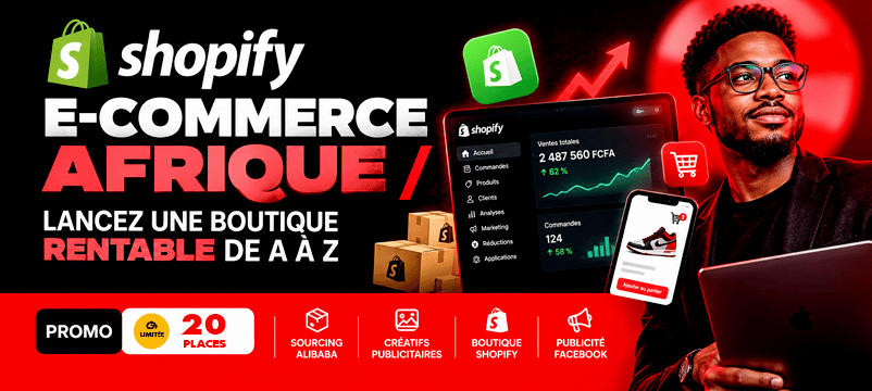 ➤ Shopify E-commerce en Afrique ™ - Formation & Coaching