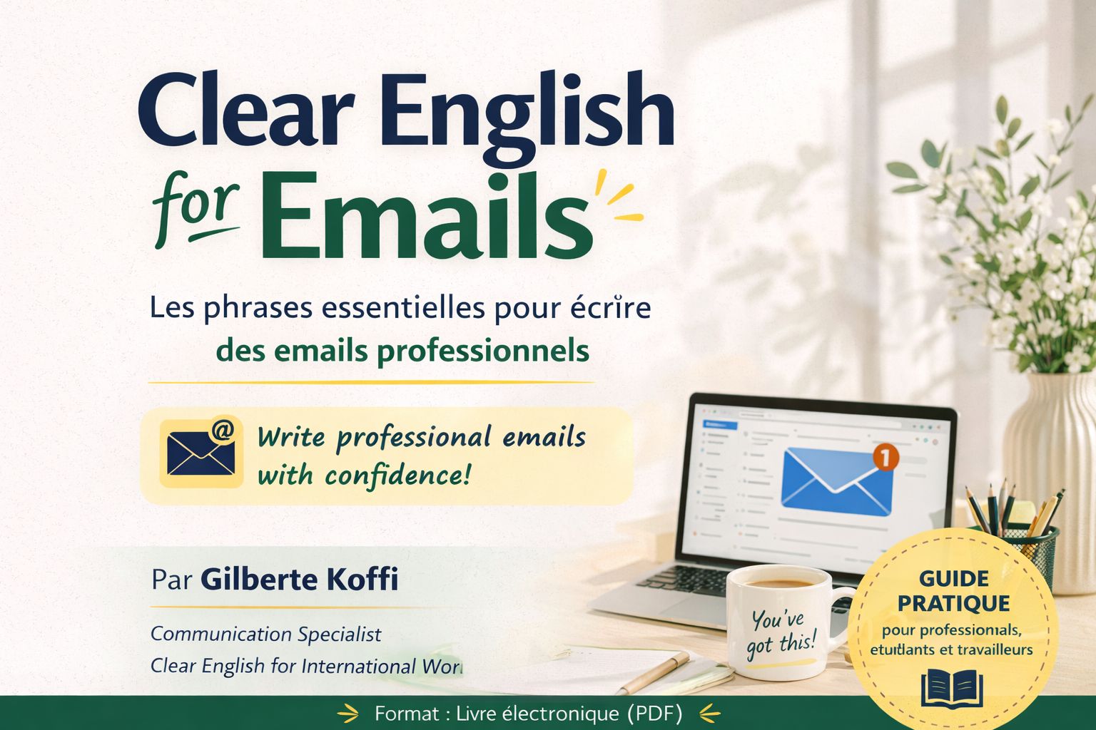 Clear English for Emails — Des modèles d’emails professionnels en anglais pour le travail