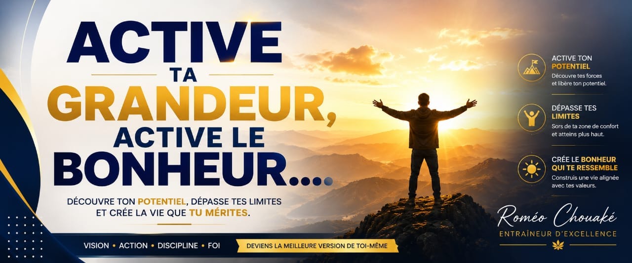 ACTIVE TA GRANDEUR. ACTIVE LE BONHEUR