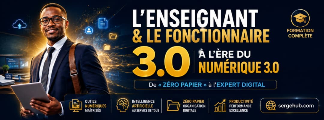 Passez de Zéro Papier à Expert Digital avec ENSEIGNANT & FONCTIONNAIRE 3.0 - 100% Pratique