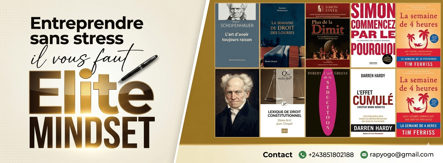 Pack Accélérateur Elite Mindset : La première bibliothèque entrepreneuriale