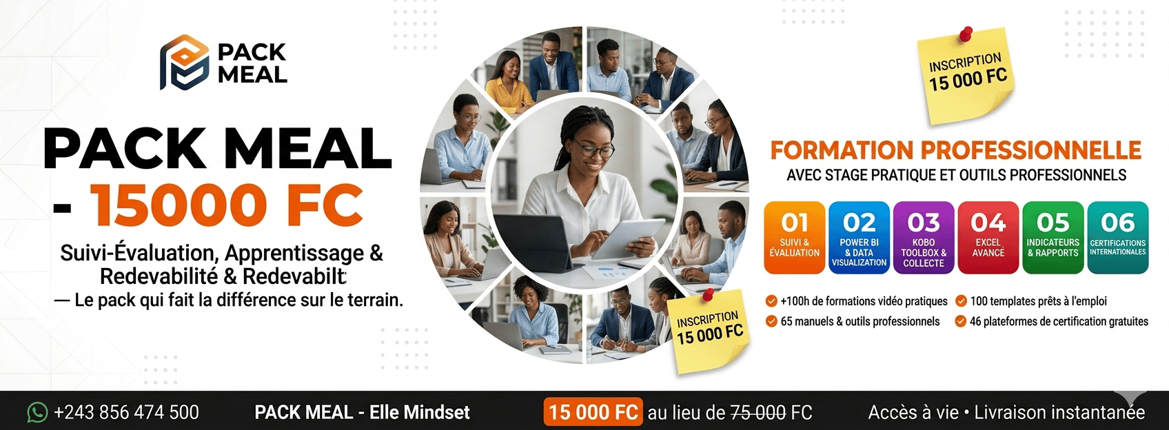 PACK SUIVI EVALUATION (MEAL, MEL, SERA, MERL)