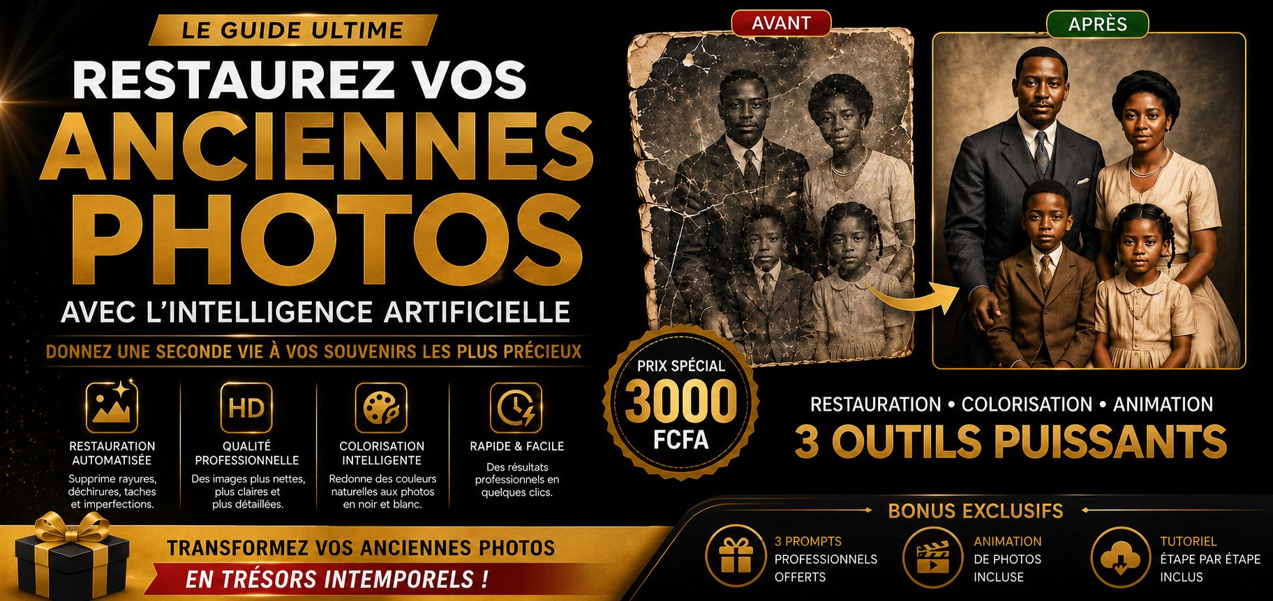 Comment restaurer des anciennes photos qui date des siècles avec l'IA gratuitement