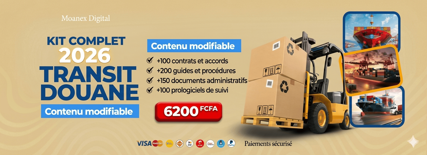 Le Kit Transit Douane et Import-Export et certification