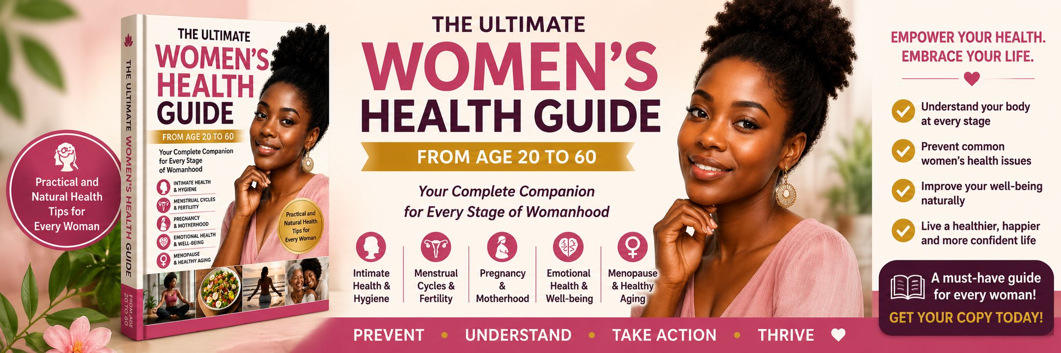 The Ultimate Women's Health Guide (Ages 20–60) | Your Complete Guide to a Healthier, Happier Life