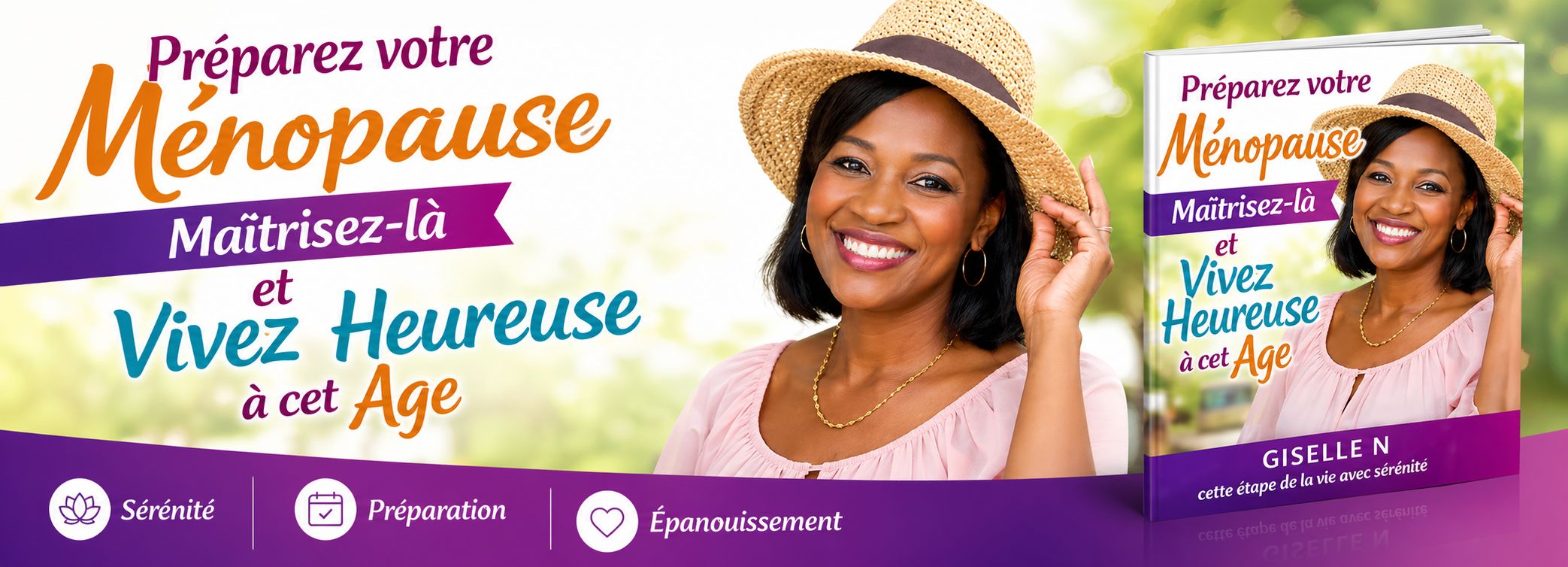 Preparez votre menopause, maitrisez la et vivez heureuse a cet age