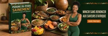 pedre du poids sainement en mangeant les plats Africain
