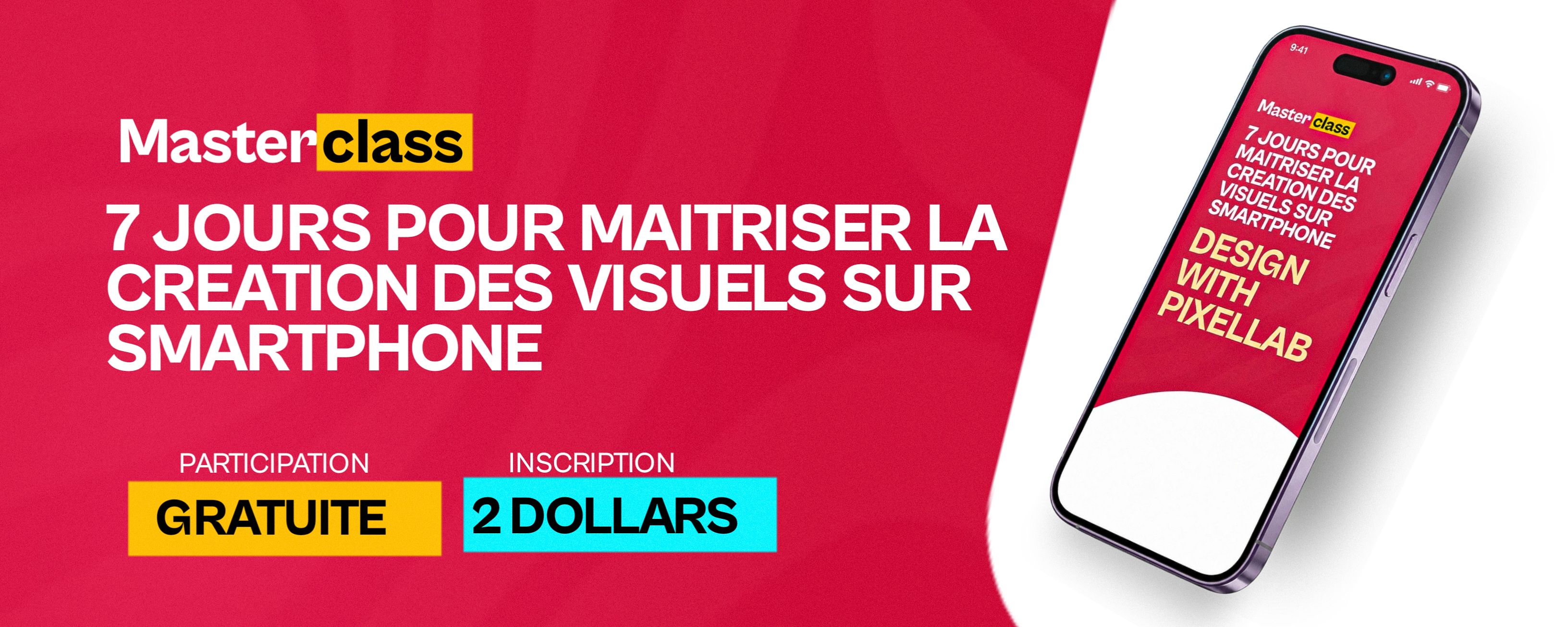 inscription master class infographie 7 JOURS
