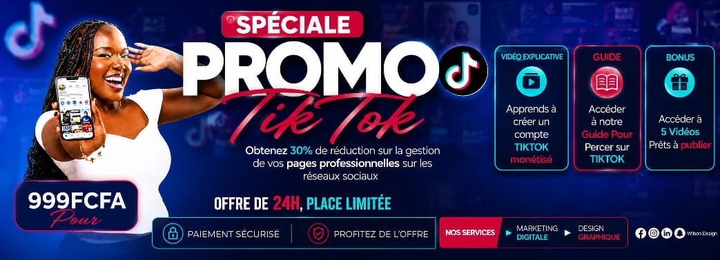 FORMATION EN CREATION DE TIKTOK MONETISE + GUIDE + 5 VIDEOS PRETE A UTILISER