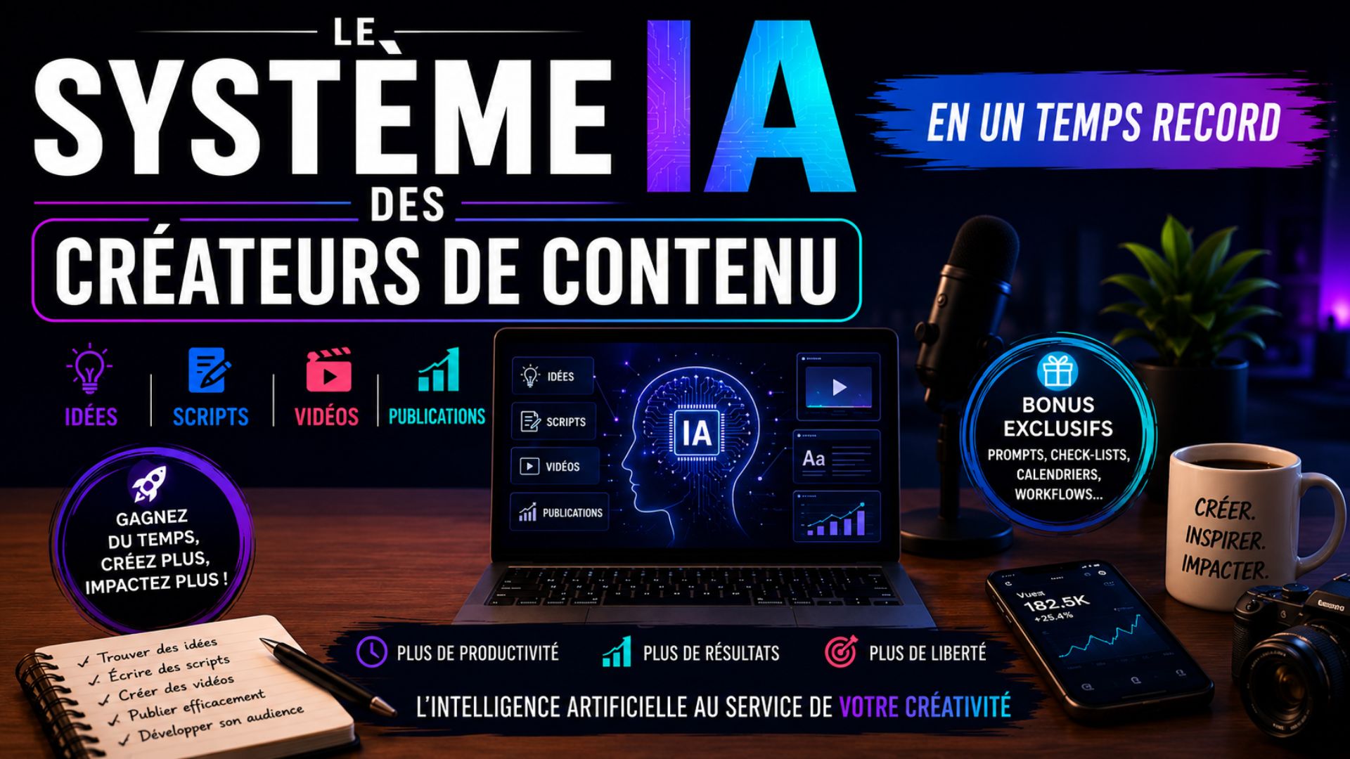 Le système IA des créateurs de contenu
