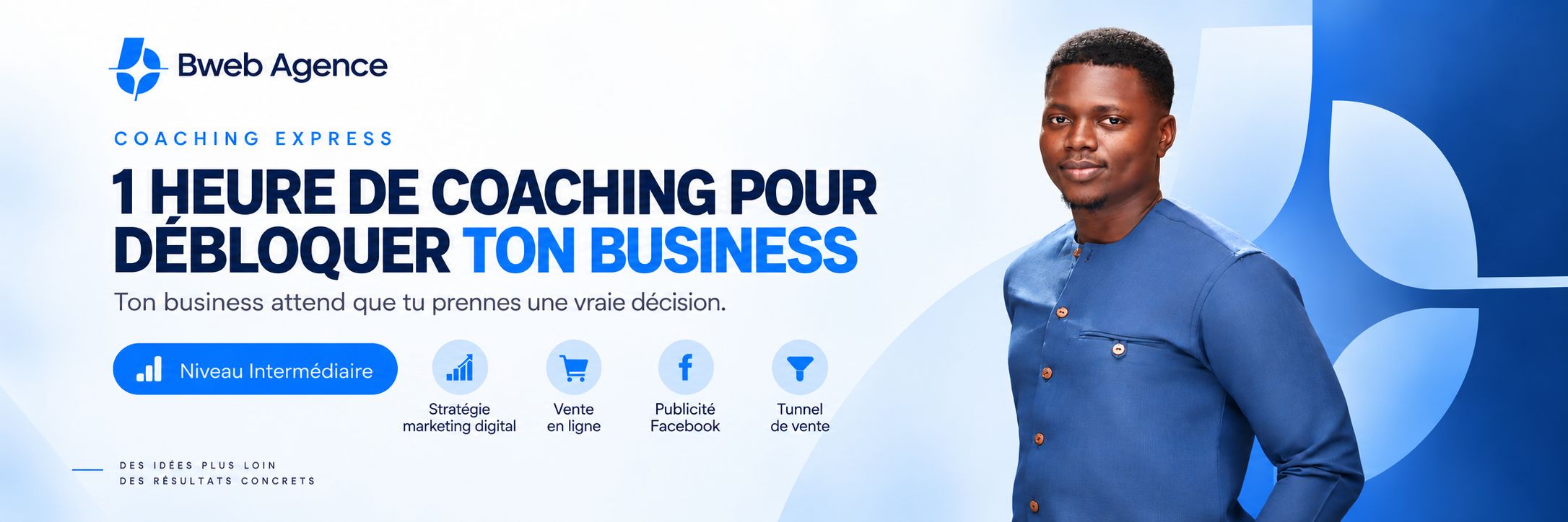 Fast Coaching d'une heure pour débloquer ton business aujourd'hui