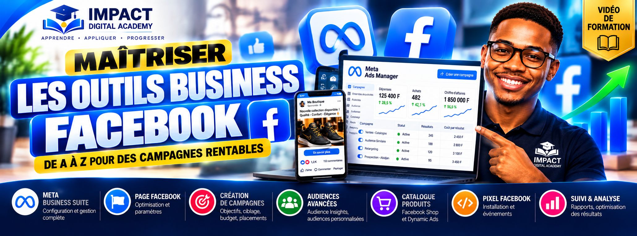 Maîtriser les Outils Business Facebook