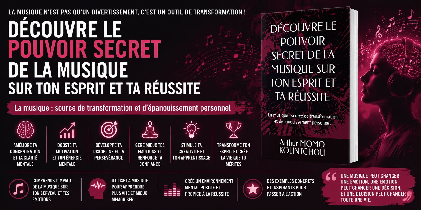 Découvre le pouvoir secret de la musique sur ton esprit et ta réussite