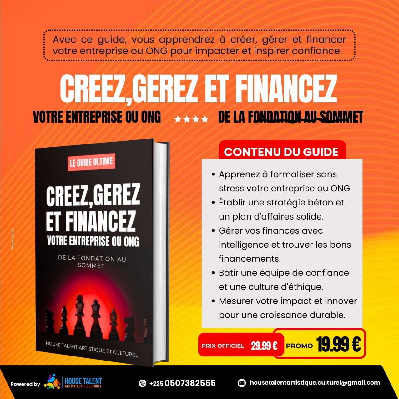 Guide:Créez, gérez et financez votre entreprise ou ONG.