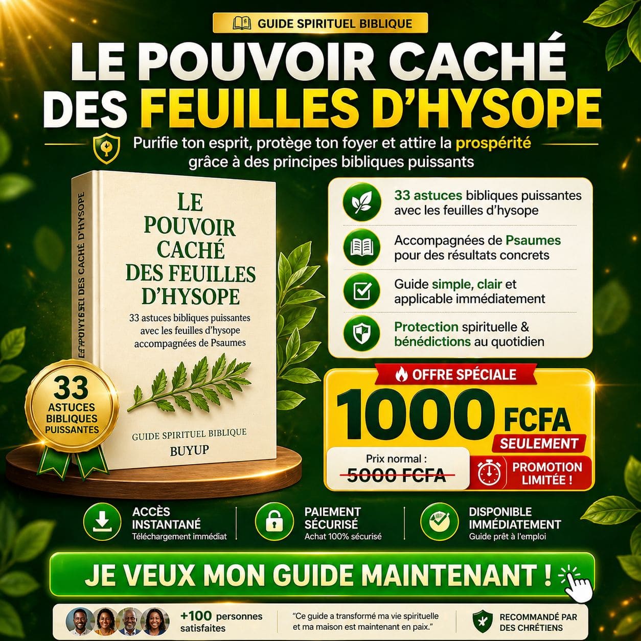 Guide Complet: Feuilles d’Hysope avec Psaumes pour Activer Prospérité et Protection
