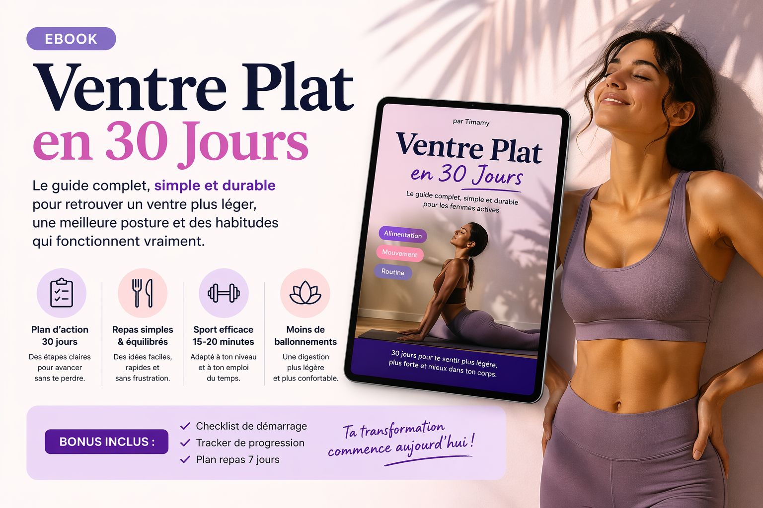 Ebook Ventre Plat en 30 jours