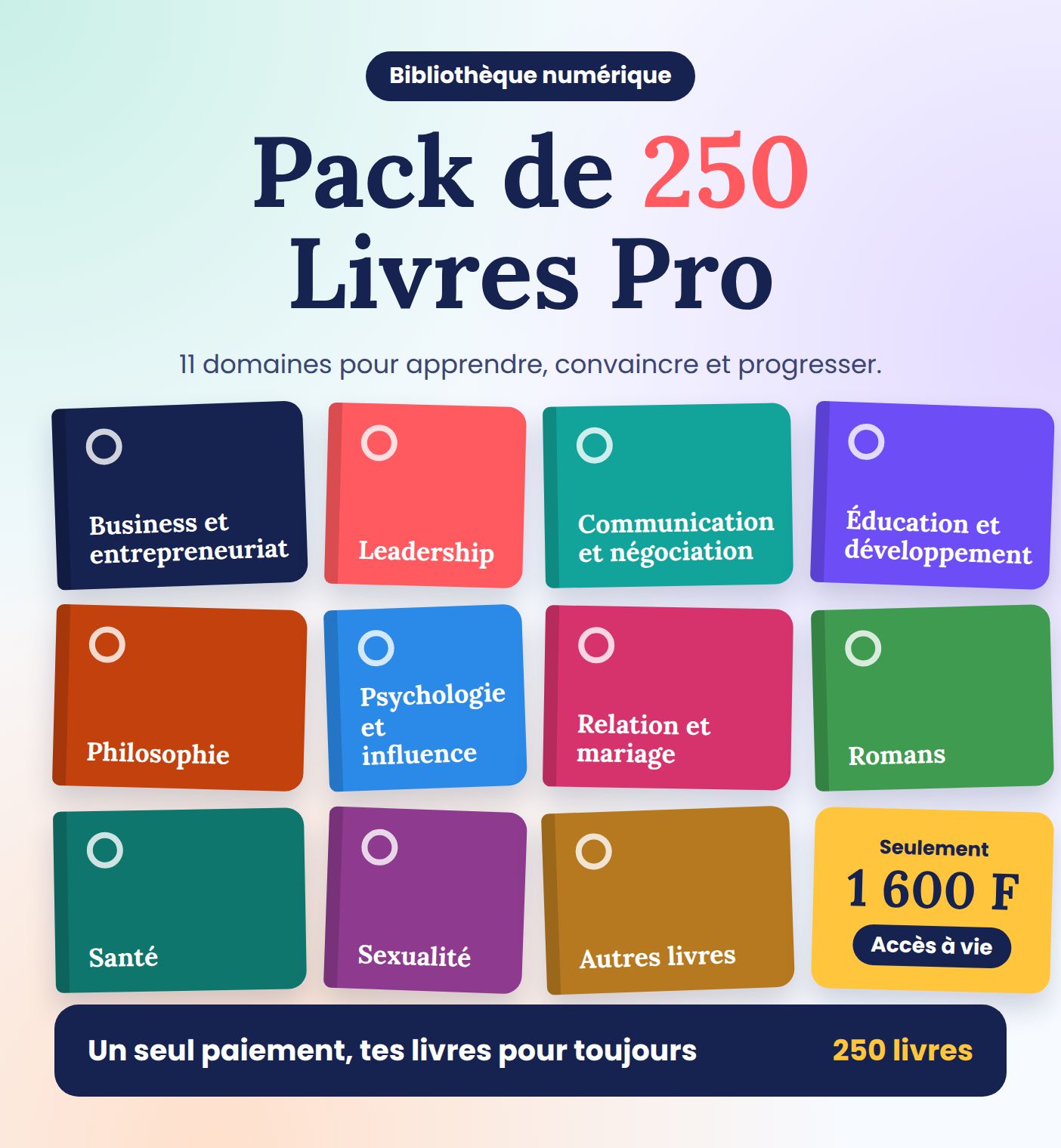 PACK 250 Livres 📚