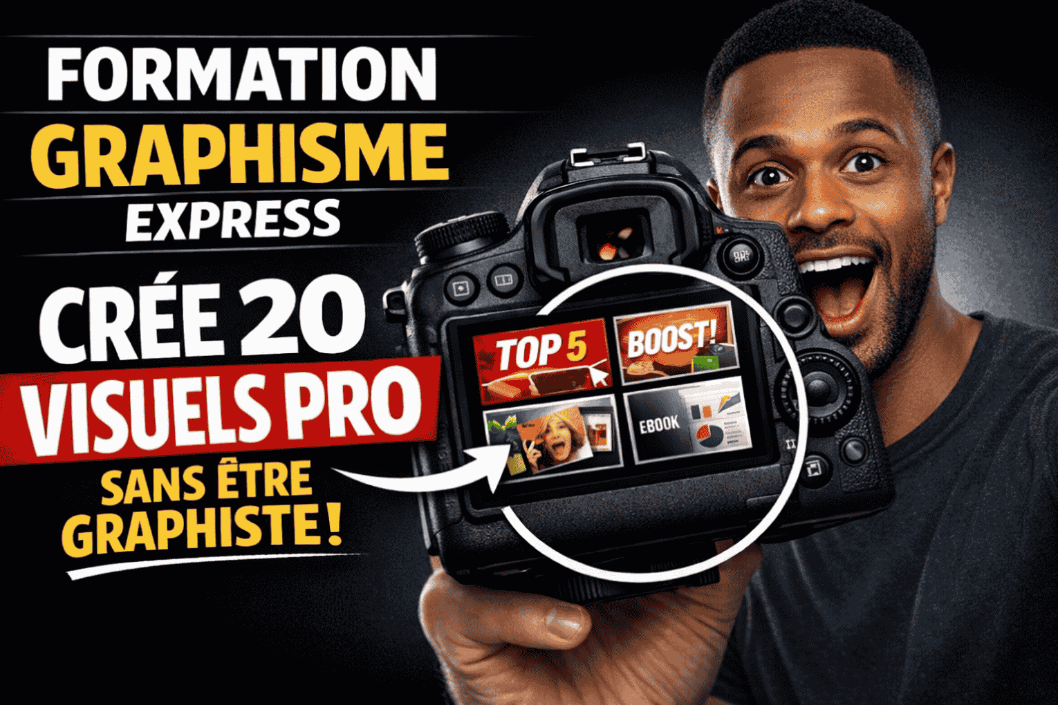 Crée 20 types de Visuels Pro sans être graphiste