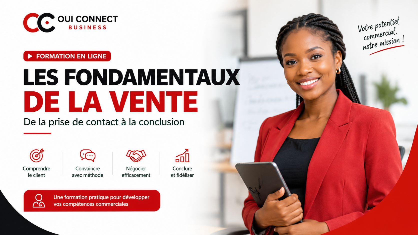 Les fondamentaux de la vente : de la prise de contact à la conclusion