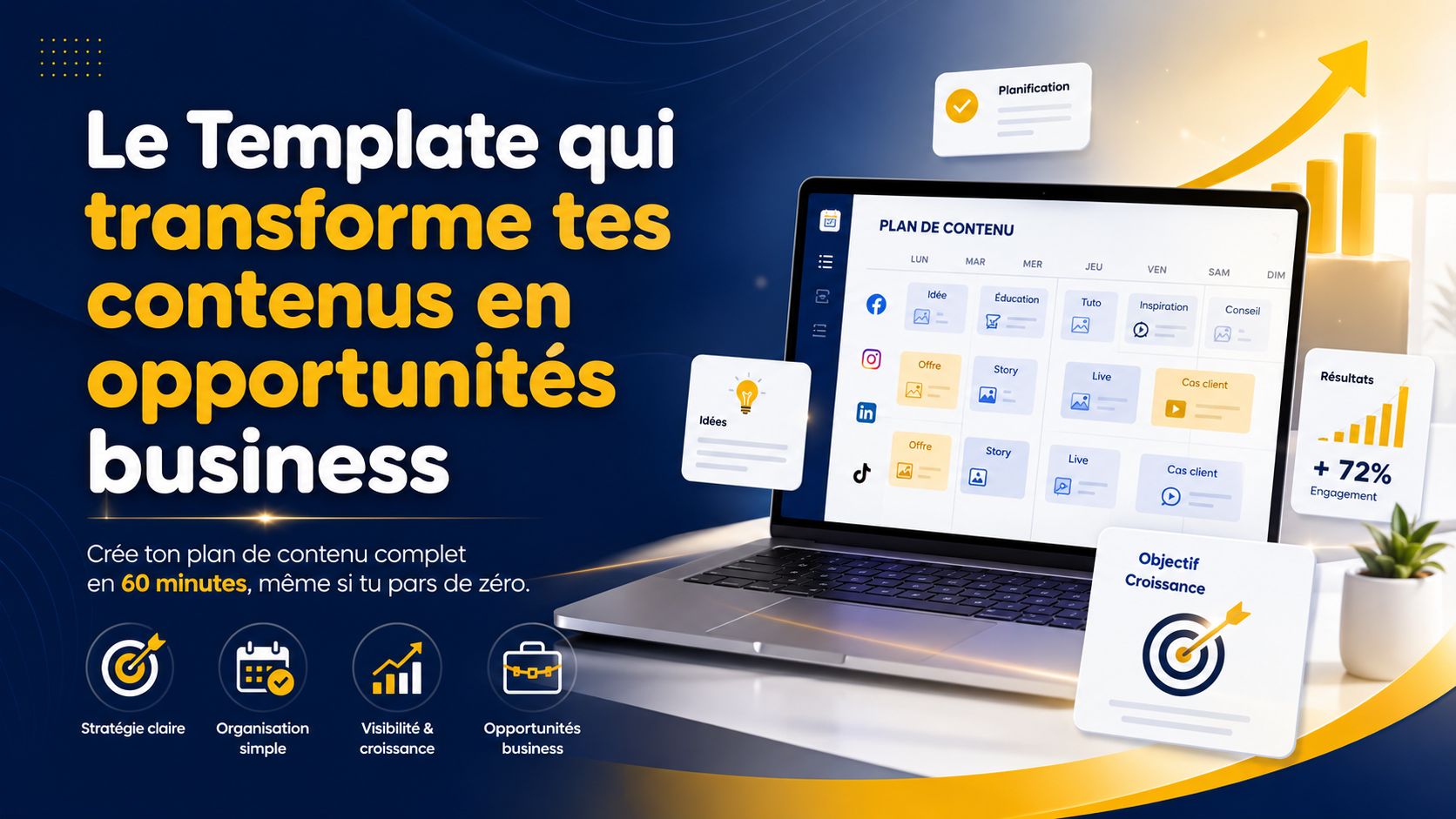 Tu veux Créer une STRATEGIE Résaux Sociaux qui marche ? Rejoins-moi