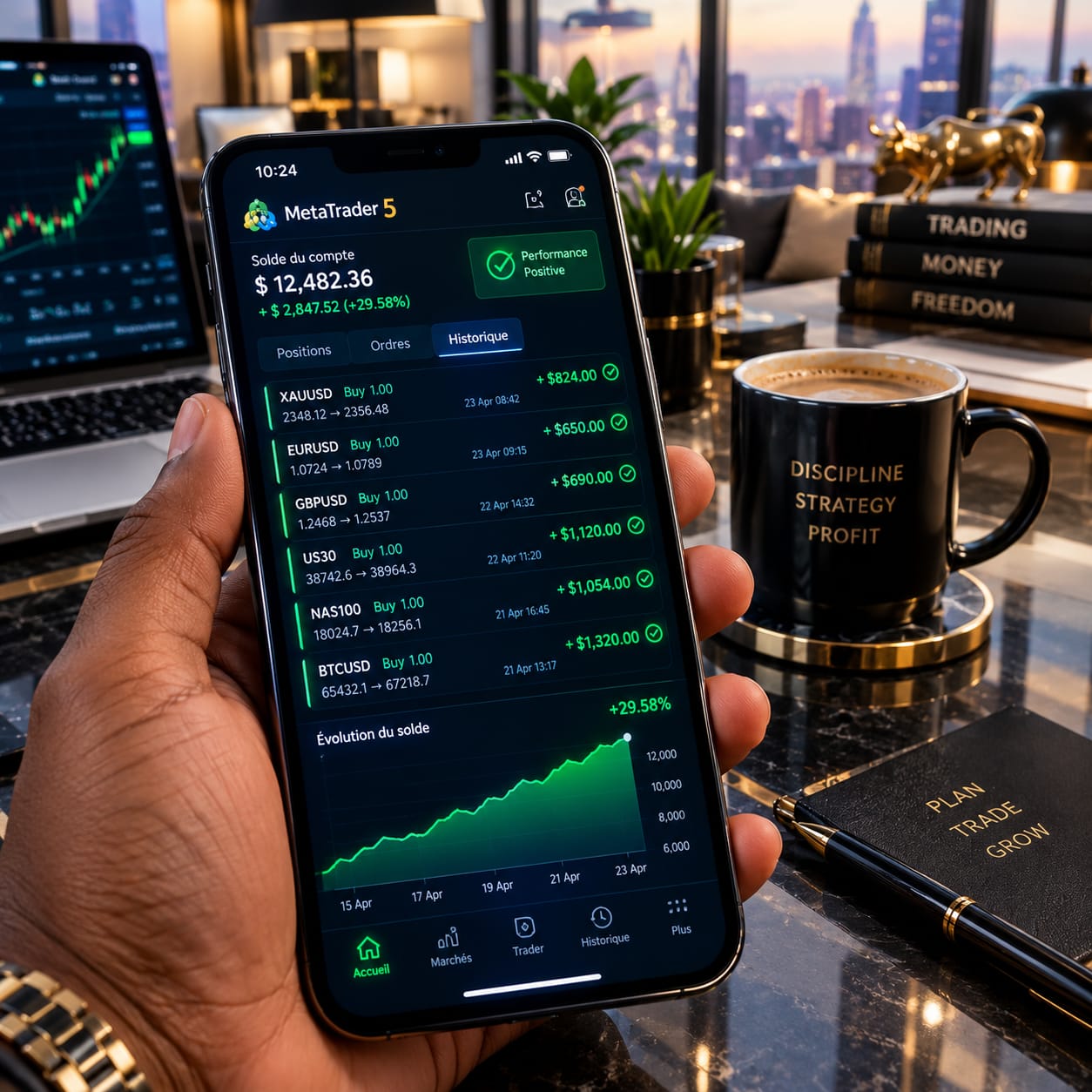 logiciel de trading automatic & manuel (Forex, Indices Synthétiques, crytpomonaies)
