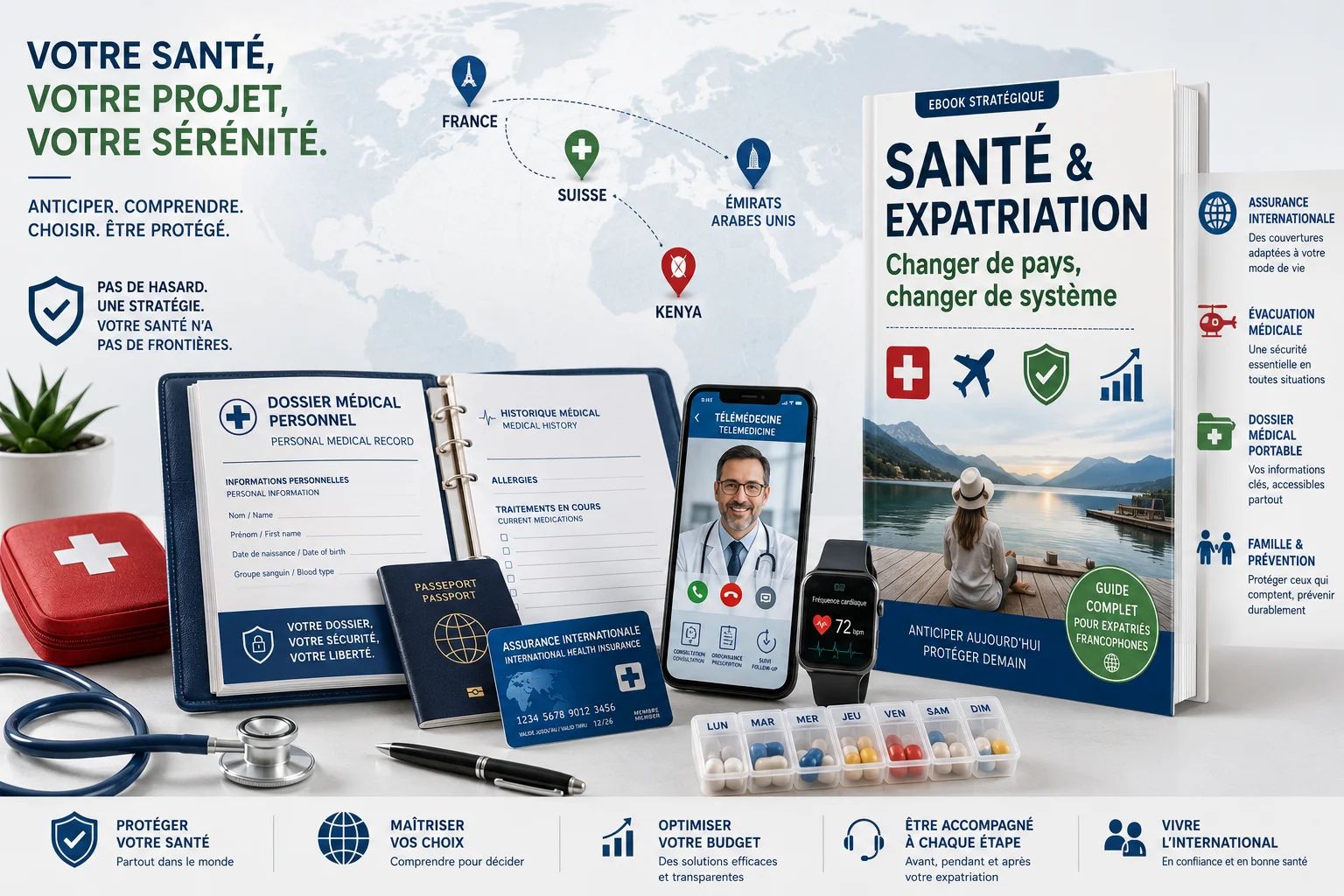 Santé & Expatriation – Guide stratégique pour l’expatrié francophone
