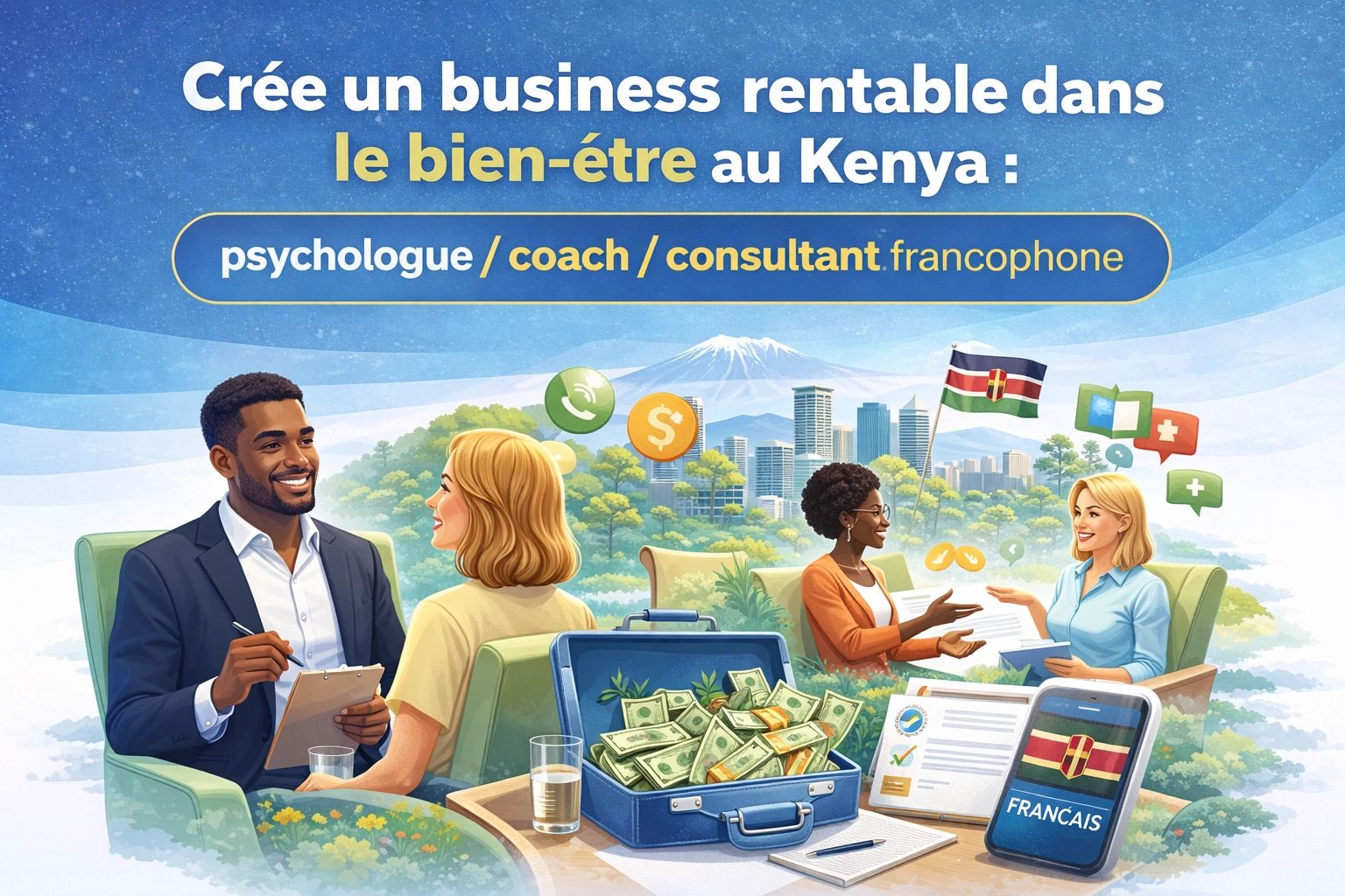 Crée un business rentable dans le bien-être au Kenya