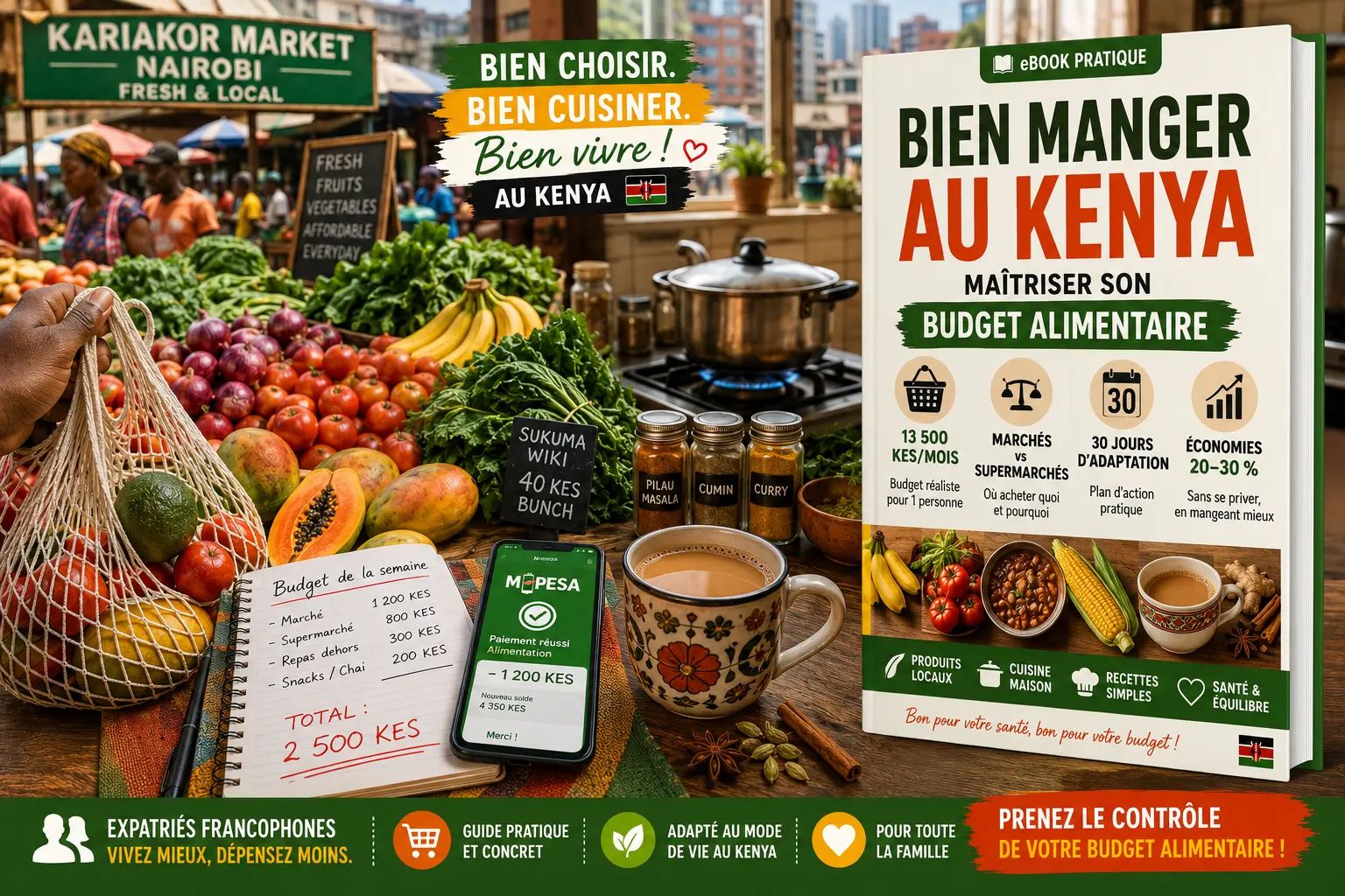 Manger au Kenya - Guide pratique du budget alimentaire et des courses