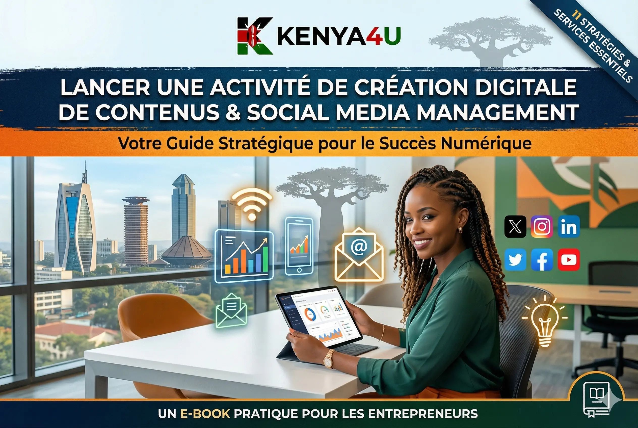 Lancer une activité de création digitale de contenus & Social Media Management