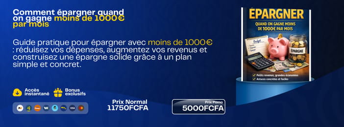 Comment épargner quand on gagne moins de 1000€ par mois