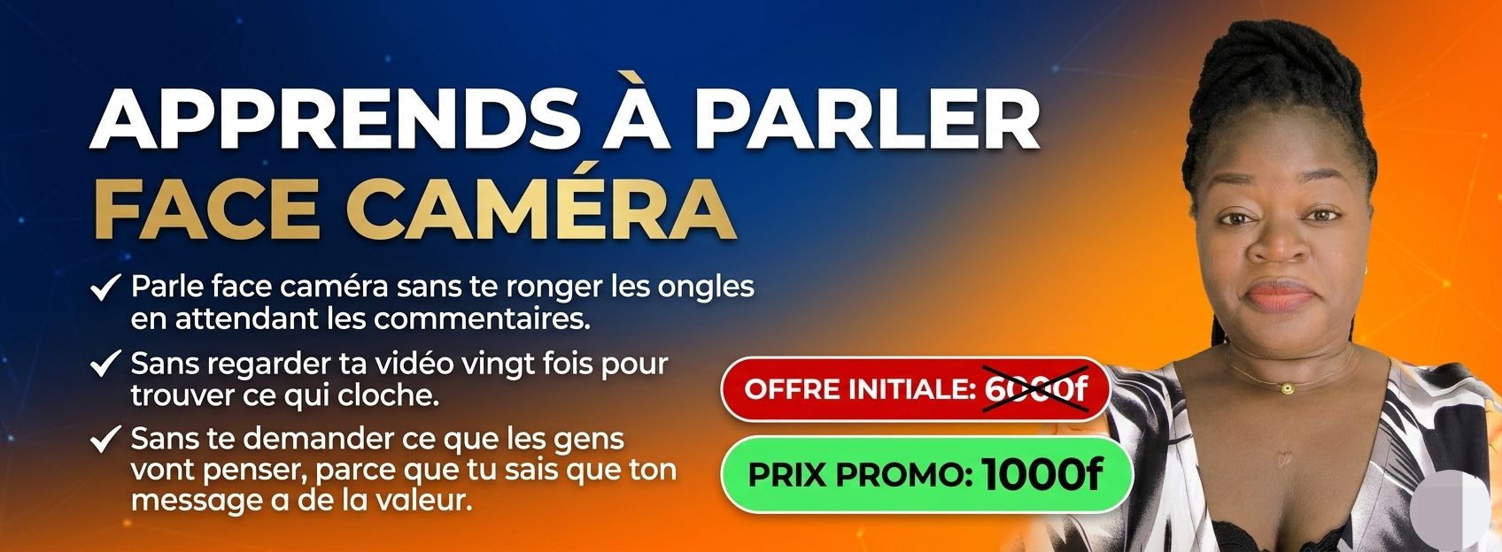Apprends à parler face caméra sans paniquer