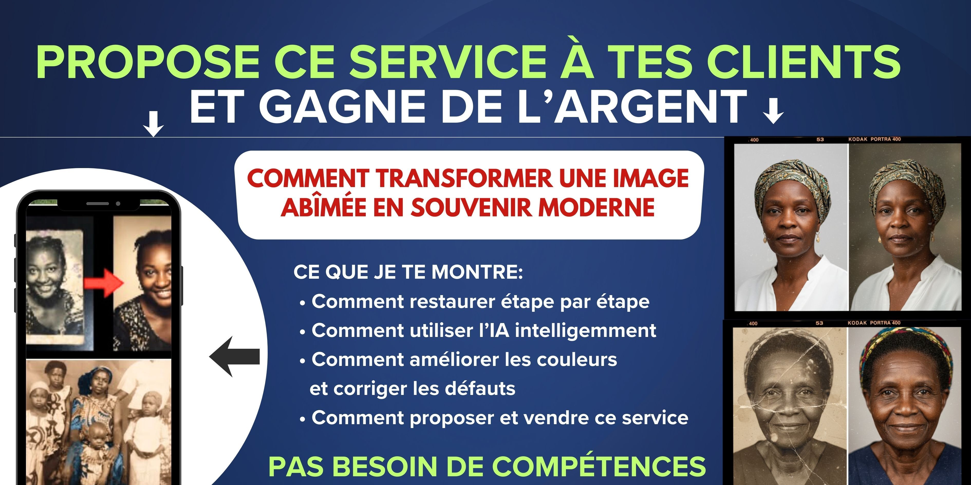 Formation Restauration Photo IA - Business Rentable