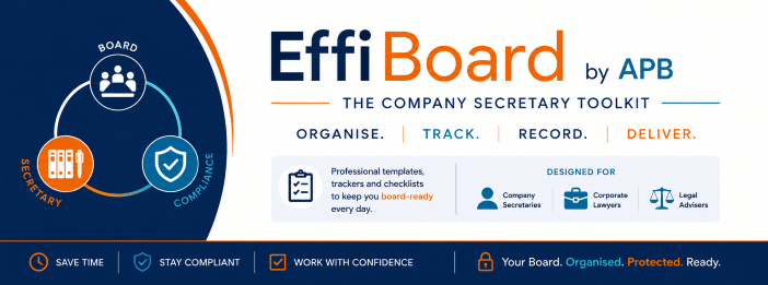 EffiBoard by APB: The Company Secretary Toolkit