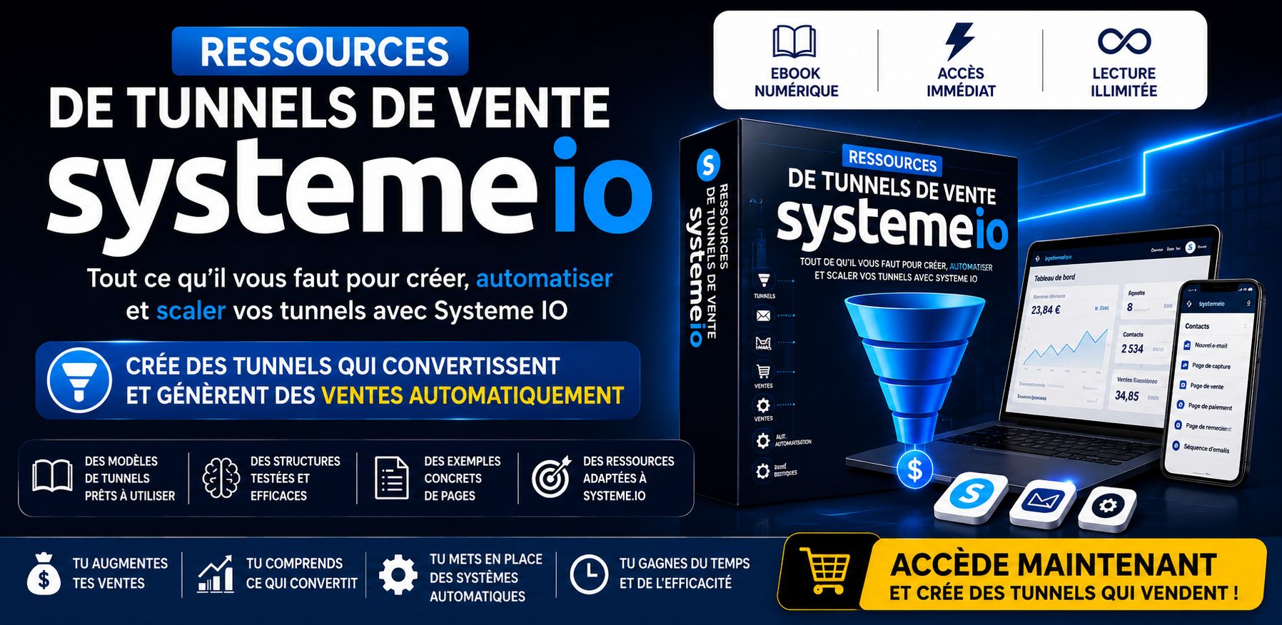 Le Pack Ultime de Tunnels de Vente Systeme.io