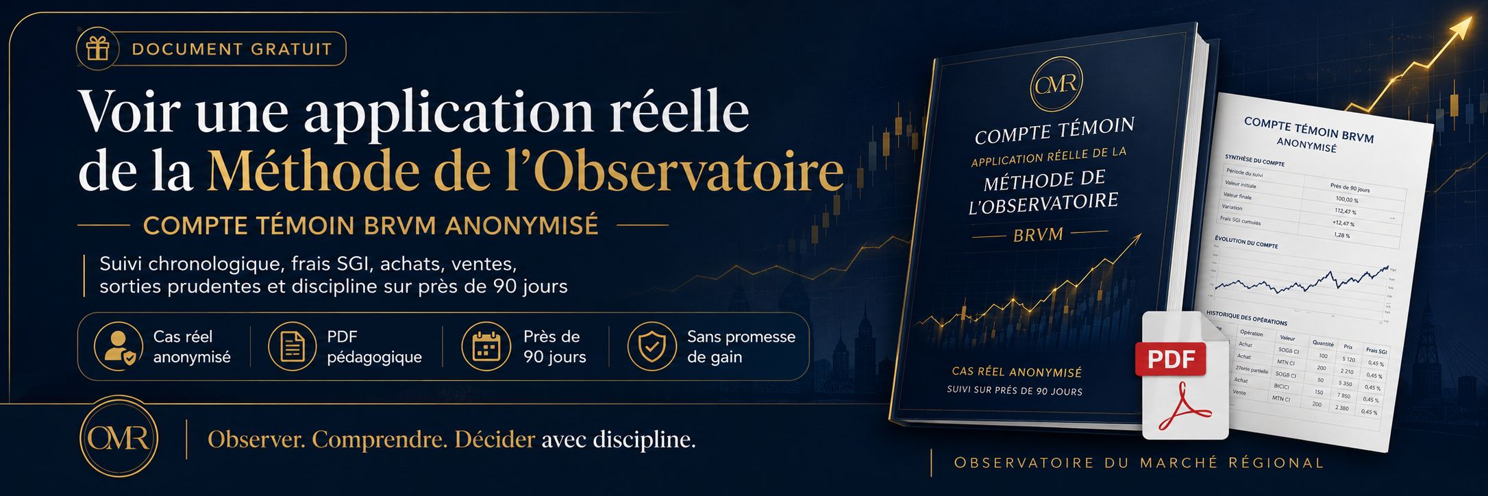 Compte témoin BRVM — Cas réel