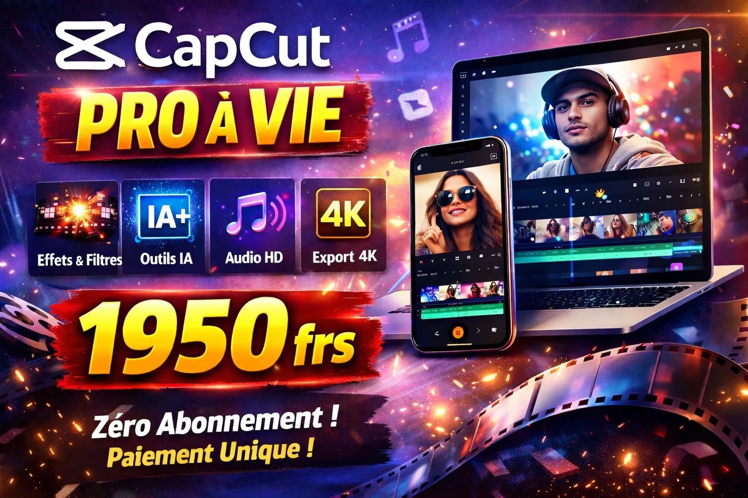 CapCut pro à vie