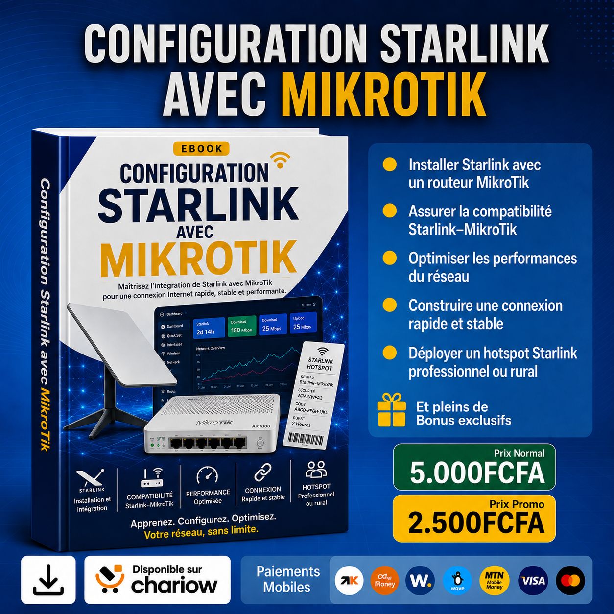 Configuration starlink avc mikrotik
